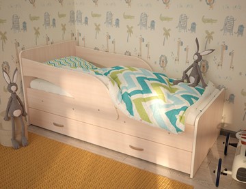 Детская кровать для девочки Максимка, цвет Млечный дуб в Ставрополе