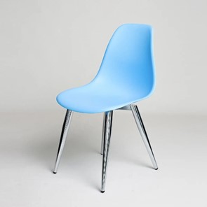 Кухонный стул derstuhl DSL 110 Milan Chrom (голубой) в Ставрополе