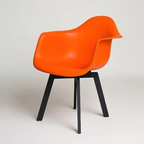 Обеденный стул DSL 330 Grand Black (Оранжевый) в Ставрополе