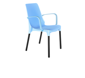 Обеденный стул SHT-ST76/S424 (голубой/черный муар) в Ставрополе