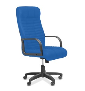Кресло в офис Атлант, ткань TW / синяя в Ставрополе