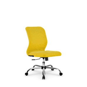 Кресло компьютерное SU-Mr-4/подл.000/осн.003 желтый в Ставрополе