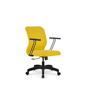 Кресло офисное SU-Mr-4/подл.109/осн.001 желтый в Ставрополе