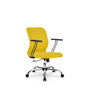 Офисное кресло SU-Mr-4/подл.109/осн.003  желтый в Ставрополе