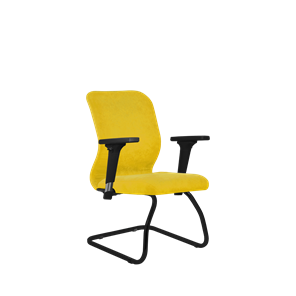 Кресло офисное SU-Mr-4/подл.200/осн.008 желтый в Ставрополе