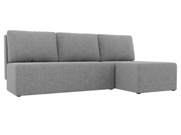 Угловой диван с оттоманкой Поло, Серый (рогожка) в Ставрополе