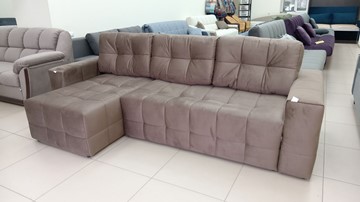 Угловой диван с оттоманкой Реал ДУ Graund 03 велюр в Ставрополе