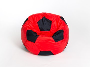 Кресло-мешок Мяч большой, красно-черный в Ставрополе