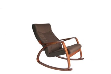 Кресло-качалка Женева, ткань шоколад в Ставрополе