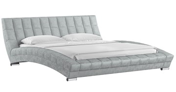 Кровать в спальню Оливия 180 арт. Дарлинг грей сандал (светло-серый) с основанием в Ставрополе