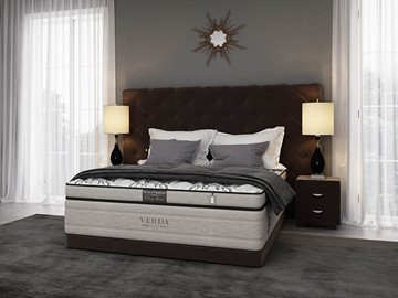 Спальная кровать Style/Basement 160х200, Флок (Велсофт Спелая слива) в Ставрополе