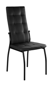 Обеденный стул Галс-М, к/з Pegasso черный, ножки черные в Ставрополе