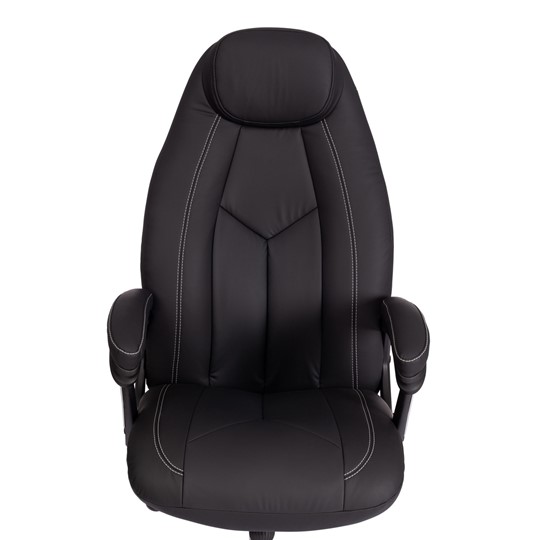 Кресло офисное BOSS Lux, кож/зам, черный, арт.21151 в Ставрополе - изображение 6