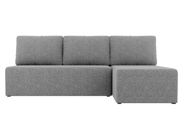 Угловой диван с оттоманкой Поло, Серый (рогожка) в Ставрополе - предосмотр 1