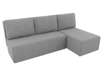 Угловой диван с оттоманкой Поло, Серый (рогожка) в Ставрополе - предосмотр 3