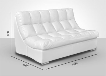 Прямой диван Брайтон без механизма 1580*1100*950 в Ставрополе