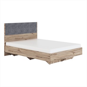 Спальная кровать Николь (мод.1.5) 1,8 серый текстиль, с ортопедическим основанием в Ставрополе